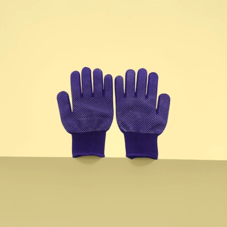 Purple anti-slip gloves, thickened and wear-resistant, unisplendour work, household and outdoor protective gloves Purple anti-slip gloves, thickened and wear-resistant, unisplendour work, household and outdoor protective gloves
